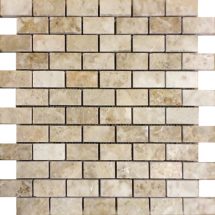 Cappuccino Marble 1″x2″ Polished Mosaic