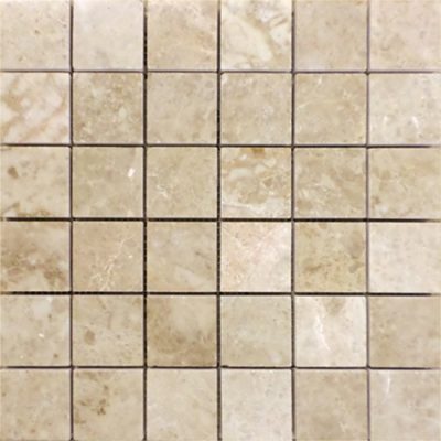 Cappuccino marble 2×2 mosaic