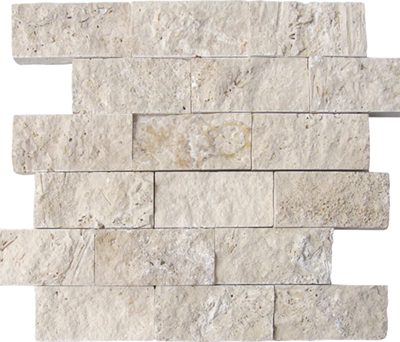 ivory travertine 2×4 splitface