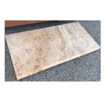 Scabos Travertine 12”x24”x1-1/4” Pool Coping