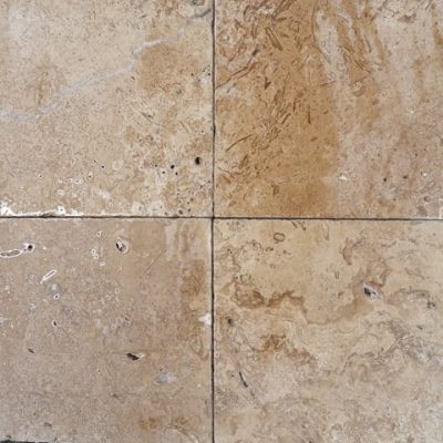 bella mocha travertine 8×8 paver