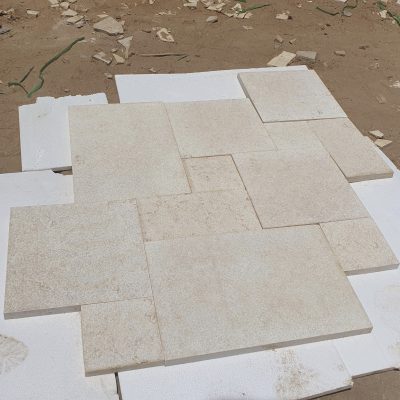 Marigold limestone paver