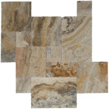 Scabos Travertine French Pattern Paver
