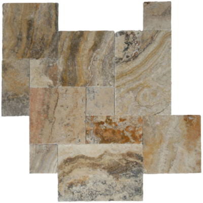 Scabos Travertine French Pattern Paver-768×766